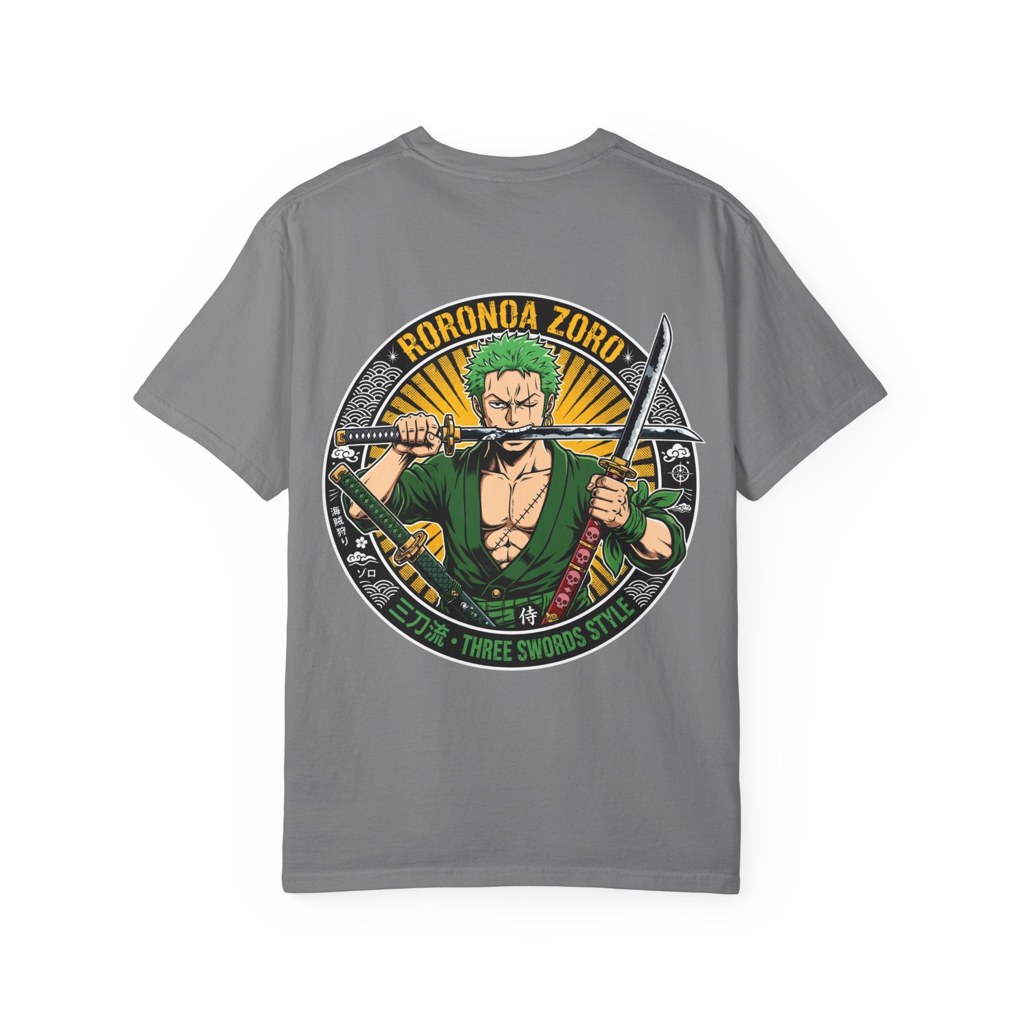 Zoro Three Swords Tee — Roronoa Zoro Anime T-Shirt