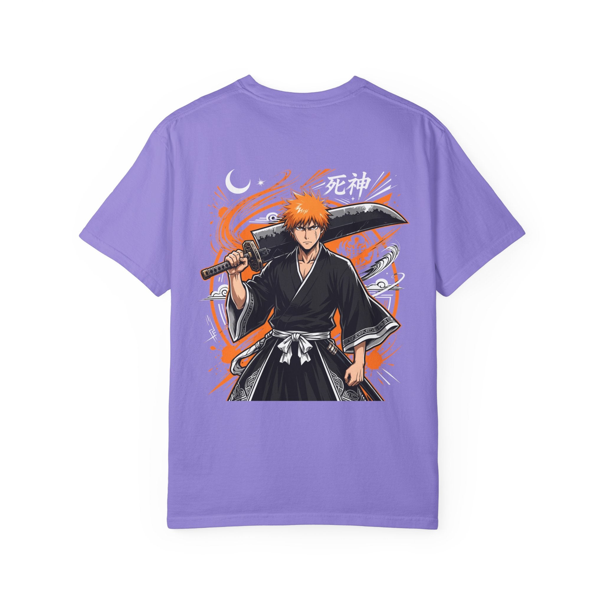 Anime Ichigo Sword T-Shirt — Graphic Manga Hero Tee