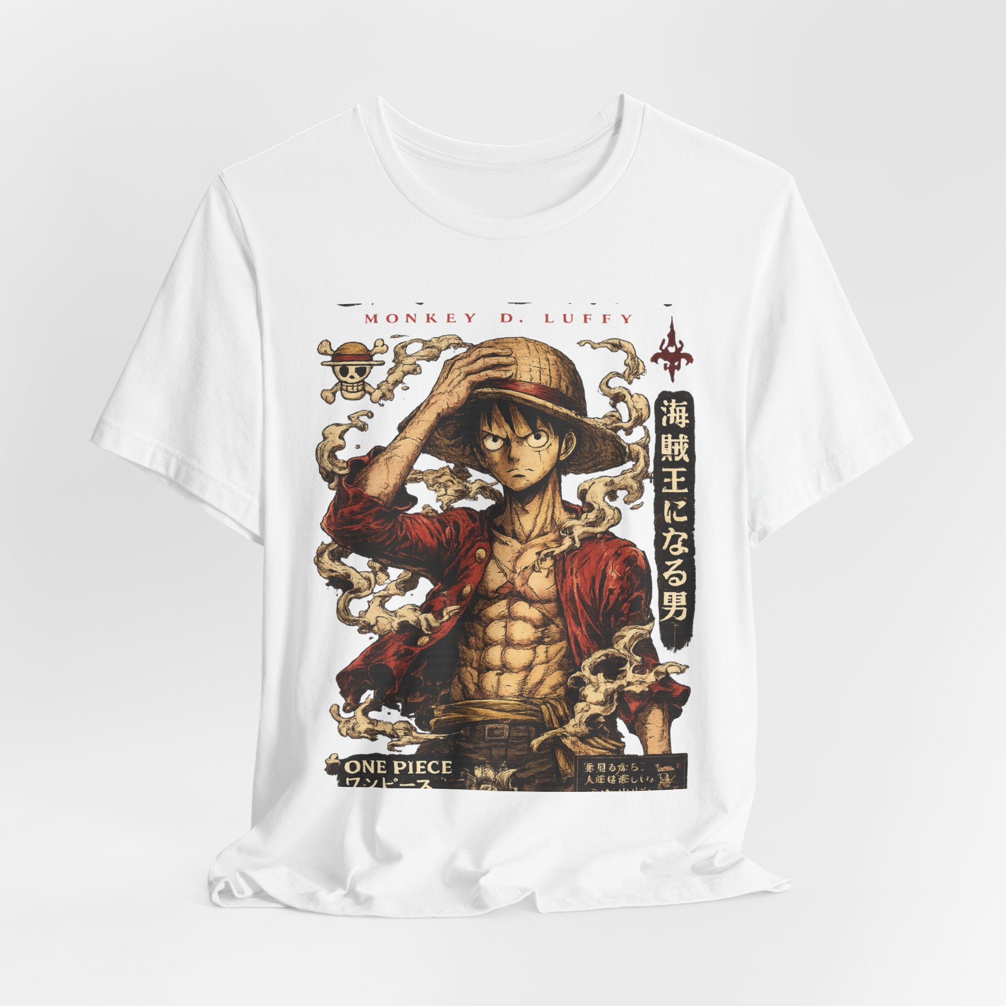 One Piece Luffy Graphic Tee — Straw Hat Pirate Anime T-Shirt