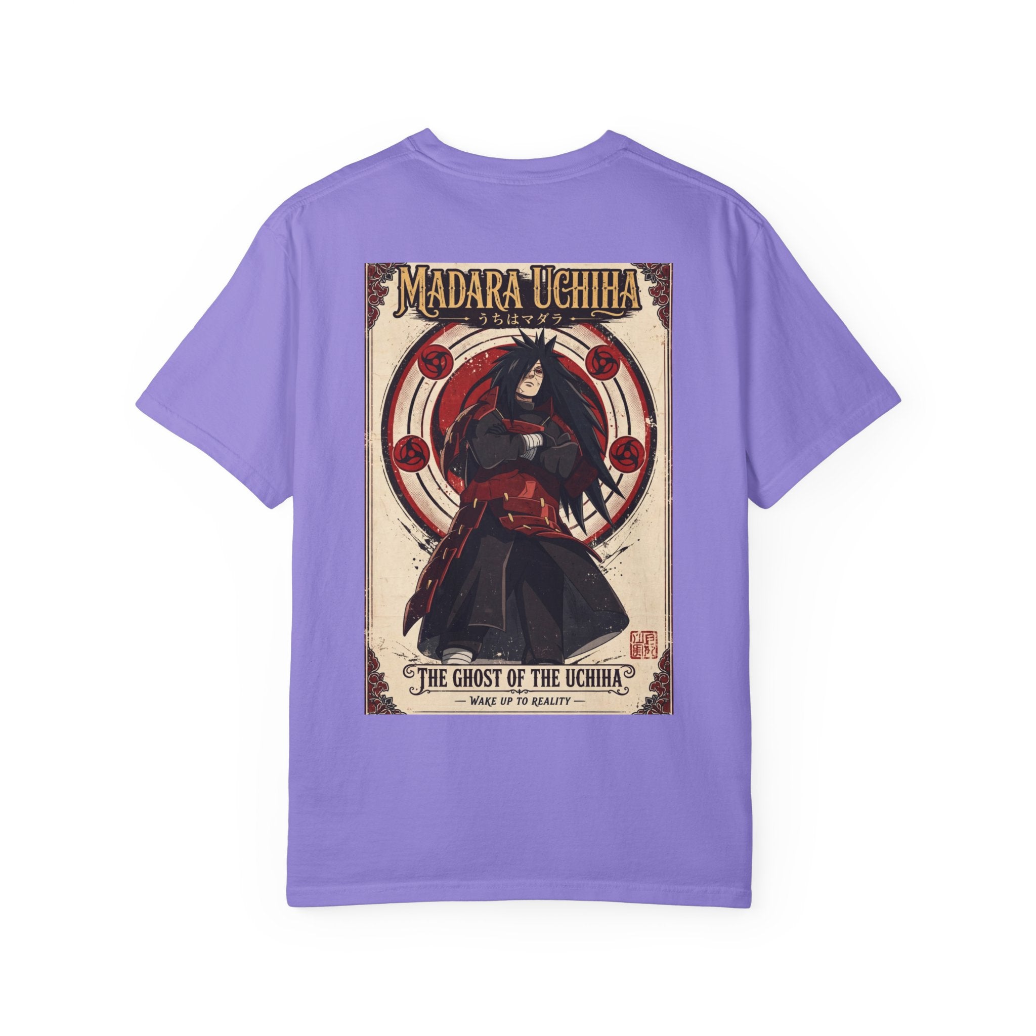 Madara Uchiha Anime T-Shirt — "The Ghost of the Uchiha" Vintage Poster Tee