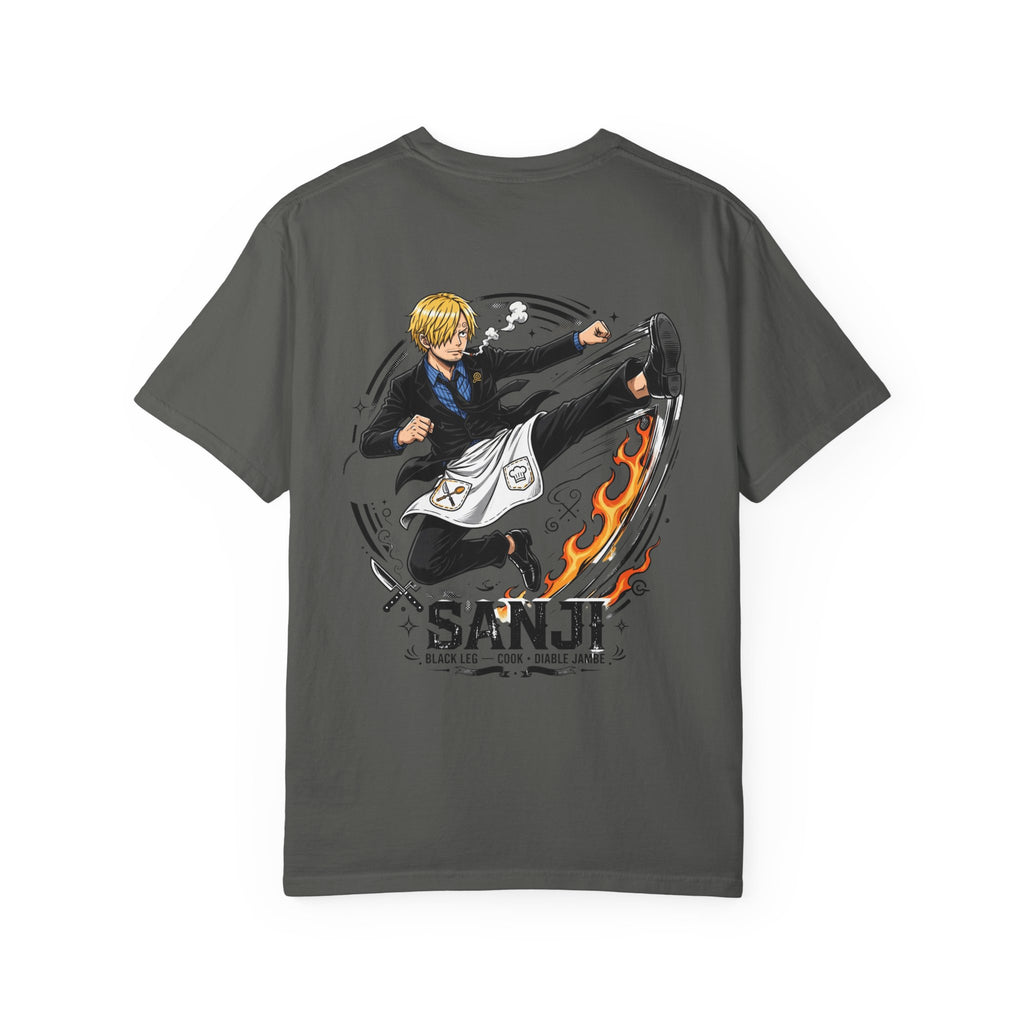 Sanji Anime Action Tee — One Piece Character Back Graphic T‑Shirt