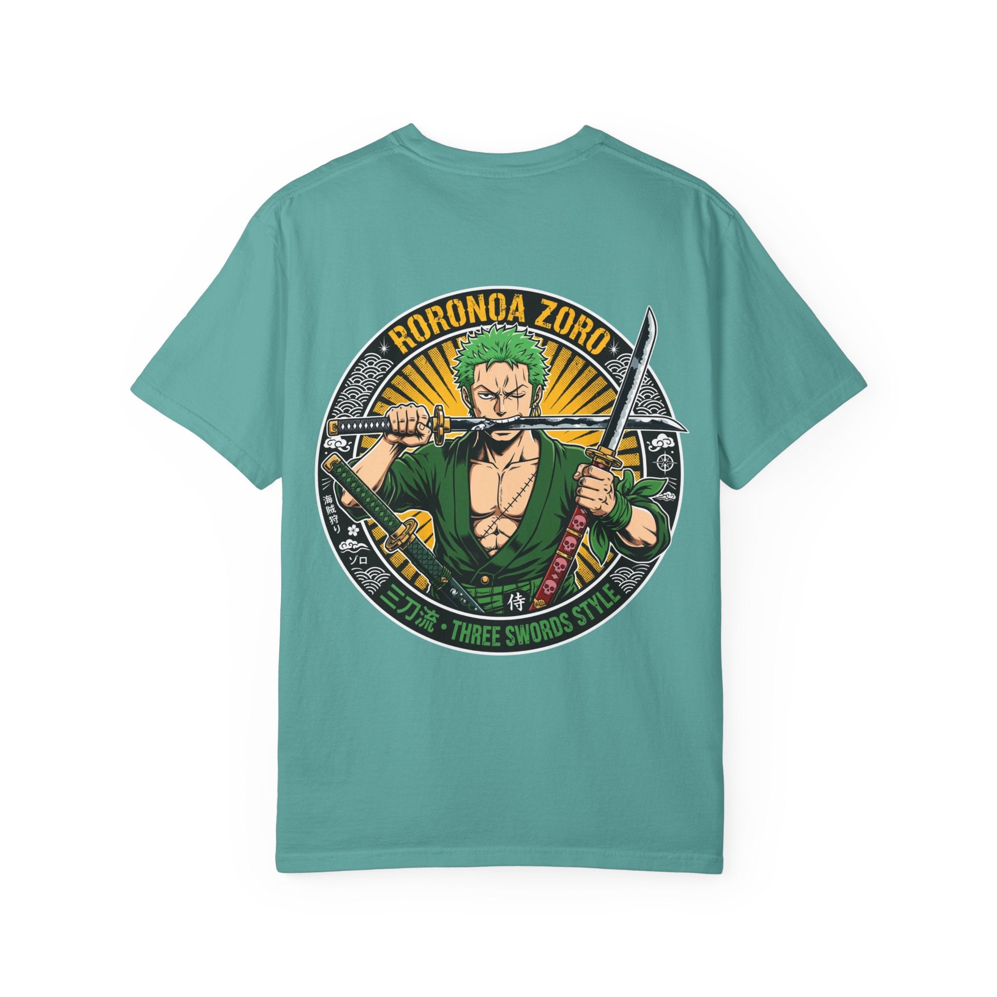Zoro Three Swords Tee — Roronoa Zoro Anime T-Shirt