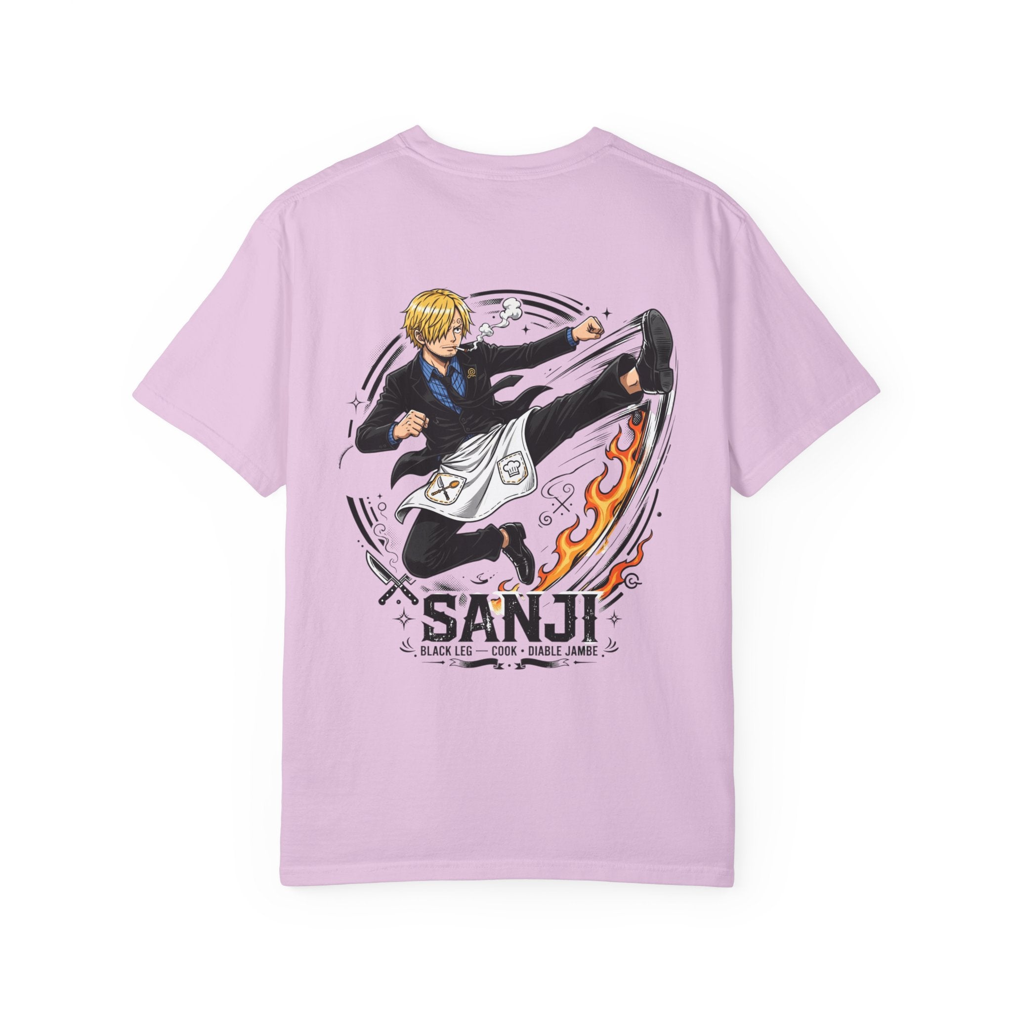 Sanji Anime Action Tee — One Piece Character Back Graphic T‑Shirt